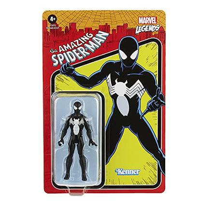 Marvel Hasbro Legends Series 3.75-inch Retro 375 Collection Symbiote Spider-Man Action Figure Toy