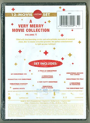 Lifetime 12-Movie Set A Very Merry Movie Collection Vol 1 Christmas Romance Holiday My Christmas Inn Pen Pals Pact In Tennessee Lost & Found A Very Nutty Harmony Inn Poinsettias Many More Over 17 hours of movies!