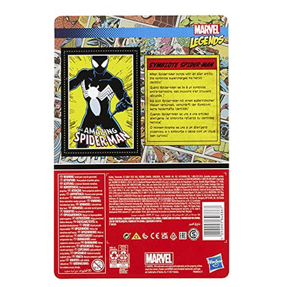 Marvel Hasbro Legends Series 3.75-inch Retro 375 Collection Symbiote Spider-Man Action Figure Toy
