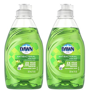 2 Pk. Dawn Ultra Antibacterial Apple Blossom Dishwashing Liquid & Hand Soap - 7oz. (14 Fl. Oz Total)