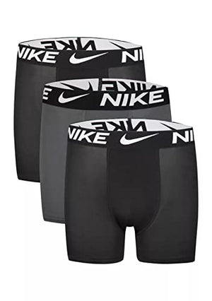 Nike Boy's Dri-Fit™ Boxers 3-Pack (Big Kids) Black/Dark Gray XL (18-20 Big Kid)