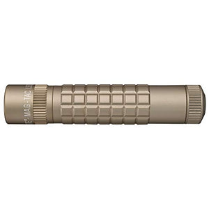 MagLite Mag-Tac LED 2-Cell CR123 Flashlight - Plain-Bezel, Coyote Tan