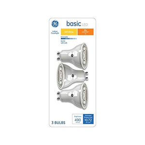 GE Basic 50-Watt EQ Mr16 Soft White Dimmable LED Light Bulb (3-Pack)
