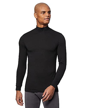 32 Degrees Heat Mens Performance Thermal Lightweight Baselayer Mock Top Long Sleeve Top