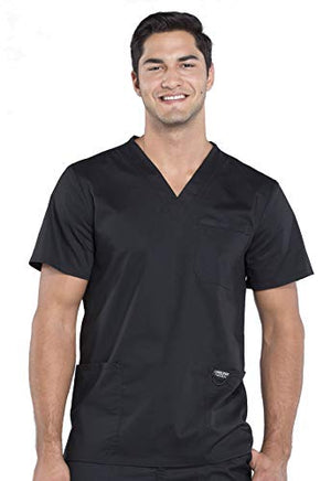 Cherokee V- Neck Men's Scrubs Top with Pockets WW670