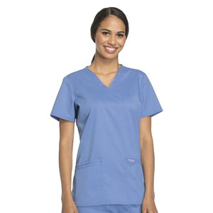 V-Neck Scrubs for Women Workwear Revolution, Soft Stretch, Easy Care WW620