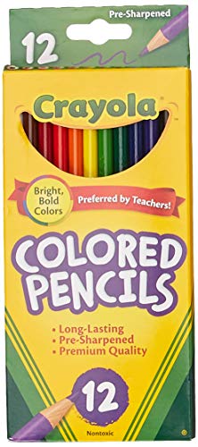 Crayola 68-4012 Colored Pencils, 12-Count, Assorted Colors