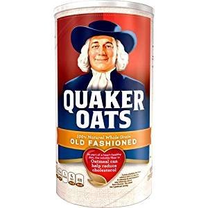 Quaker Oats 100% Natural Whole Grain 42 Oz. Pack Of 3.