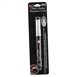 Extra Fine Tip Bistro Chalk Marker, White .4 pack