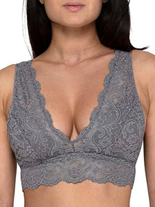 Smart & Sexy Signature Lace Deep V, Wireless Bralette for Women, available in Multi Packs