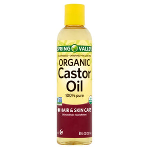 Anexa Spring Valley, Organic Castor Oil, 100% Pure, 8 FL OZ (237 mL)