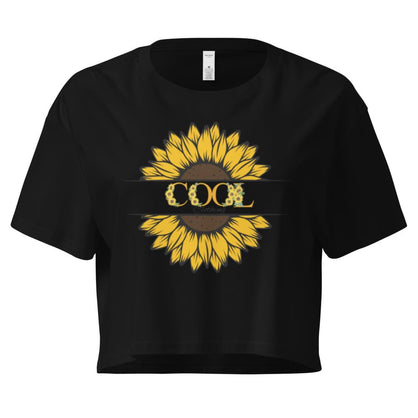 Crop Top,Short Sleeve T-Shirt for Girls | Relaxed Fit Cropped Tee for Causal Wear Street Style, Gym, Festival & Lounge Look Black