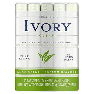 Ivory Bar Soap Scent Oz 10 Count