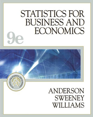 Statistics for Business and Economics (with CD-ROM and InfoTrac) (Available Titles CengageNOW)