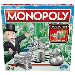 Monopoly Game, Family Board Game for 2 to 6 Players, Monopoly Board Game for Kids Ages 8 and Up, Package May Vary