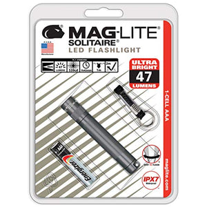 MagLite Solitaire LED 1-Cell AAA Flashlight, Black