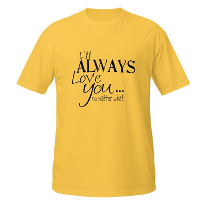 Eternal Love T-Shirt Unisex 100% Cotton Soft Graphic Tee, Romantic Love Quote Shirt, Casual Crew Neck Valentine Gift Top Daisy