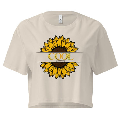 Crop Top,Short Sleeve T-Shirt for Girls | Relaxed Fit Cropped Tee for Causal Wear Street Style, Gym, Festival & Lounge Look Bone