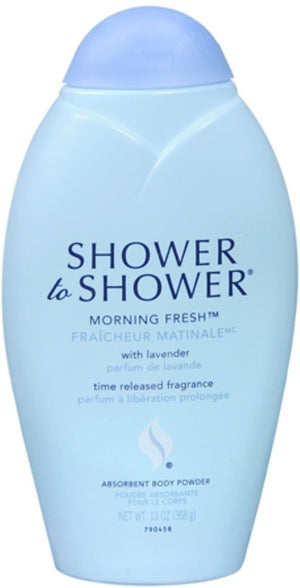 Shower To Shower Powder 13 Ounce Morning Fresh (Pack of 2)