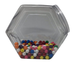 JarJar Pack Of 2 Airtight Containers � 2 Gallon Plastic Storage Containers � Transparent Candy Jar With Lid � Shatter-Free and Food Grade Plastic � For Snacks, Muffins, Candies, Cookies, Etc.