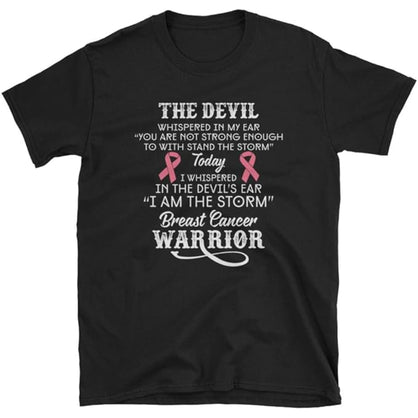 Beautiful I Am The Storm Shirt for Breast Cancer Awareness