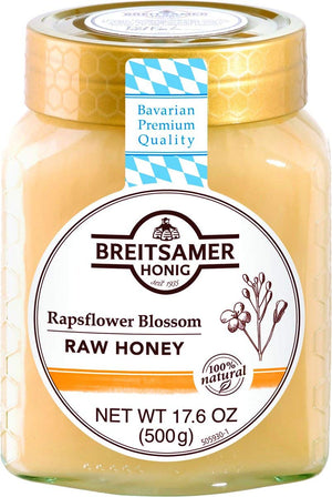 Breitsamer, Creamy Rapsflower Blossom Honey Jar, 17.6 oz - PACK OF 2