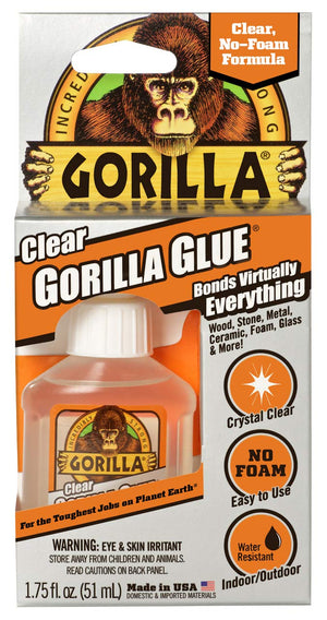 Gorilla Black Duct Tape, 1.88" x 12 yd, Black, (Pack of 1)