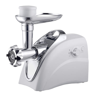 Brentwood MG-400W Electric Meat Grinder, Sausage Stuffer, White