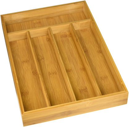 Culinary Edge 50021 Bamboo Cutlery Tray