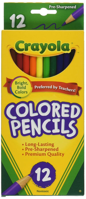 Crayola 68-4012 Colored Pencils, 12-Count, pack of 3, Assorted Colors