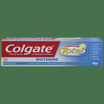 Colgate Total Whitening Paste Toothpaste, 6 oz