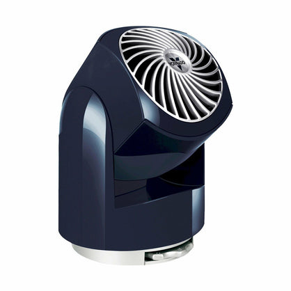 Vornado Flippi V6 Compact Air Circulator Fan, Quiet Portable Travel Fan for Desk or Bedroom, Adjustable Head, 2 Speeds, Midnight