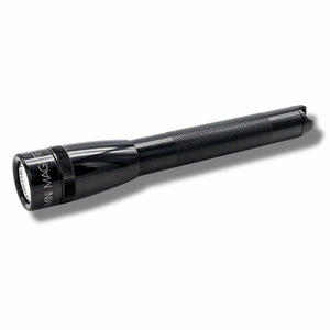 MagLite Mini LED Flashlight - Ultra Bright 127 Lumens, Adjustable Beam, Water-Resistant IPX4, Shock Resistant, 2 Power Modes, includes 2 AA Premium Alkaline Batteries - (Combo Pack, Black)
