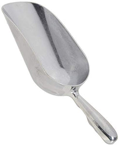 Bar Ice Scoop, Dry Bin Scoop, Dry Goods Scoop, Candy Scoop, Spice Scoop, Aluminum by Royal Industries, Commercial Grade