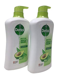 Dettol Anti Bacterial Body Wash, Moisture, 21.1 Ounce/625 Ml (Pack of 2)