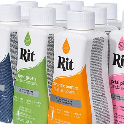 Rit Dye Liquid – Wide Selection of Colors – 8 Oz.