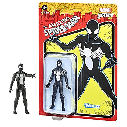 Marvel Hasbro Legends Series 3.75-inch Retro 375 Collection Symbiote Spider-Man Action Figure Toy