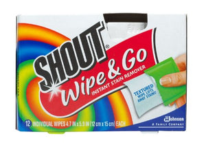 Shout Stain Remover Wipes-12 ct.