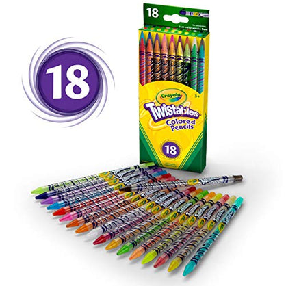 Crayola 18 Ct Twistables Colored Pencils