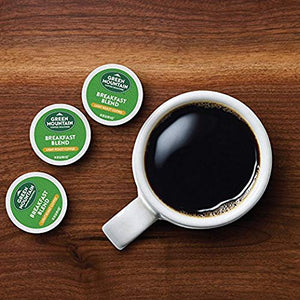 Green Mountain Coffee Roasters Breakfast Blend Flavor Coffee, Keurig Single-Serve K-Cup Pods, Light Roast
