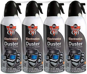 Falcon Dust-Off Electronics Compressed Gas Duster 10 Oz (4 Pack)