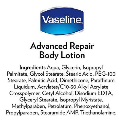 Vaseline Intensive Care Advanced Repair Unscented Healing Moisture Lotion 20 3 Oz ' Pack Of 1