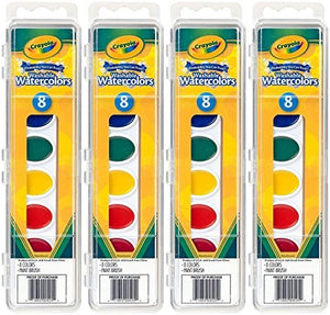 Crayola 8 Oval Pan Watercolors (2 Packs)…